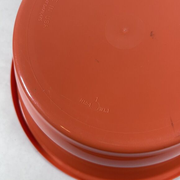 Packerware Large Mixing Bowl Pastel Orange 12” Diameter #H1541WL1 Vintage USA - Picture 6 of 9